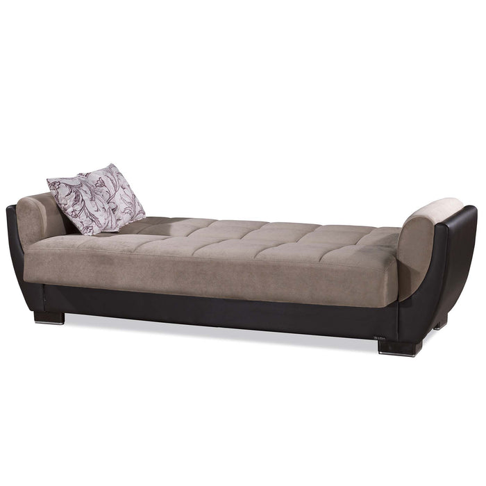 Ottomanson Armada Air Collection Upholstered Convertible Sofabed with Storage