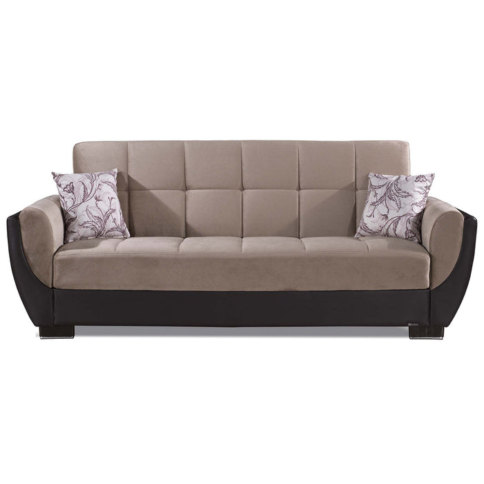 Ottomanson Armada Air Collection Upholstered Convertible Sofabed with Storage