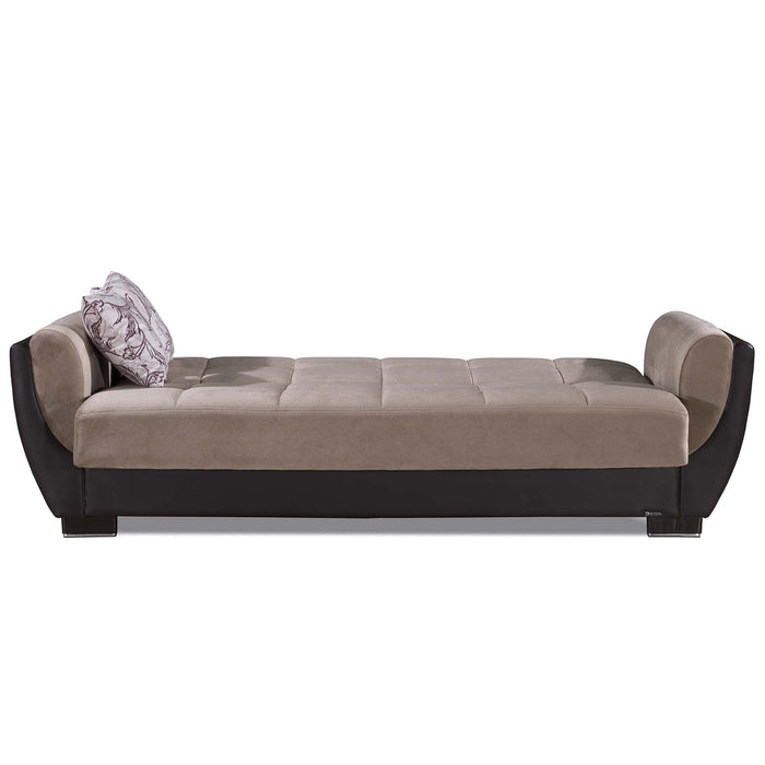 Ottomanson Armada Air Collection Upholstered Convertible Sofabed with Storage