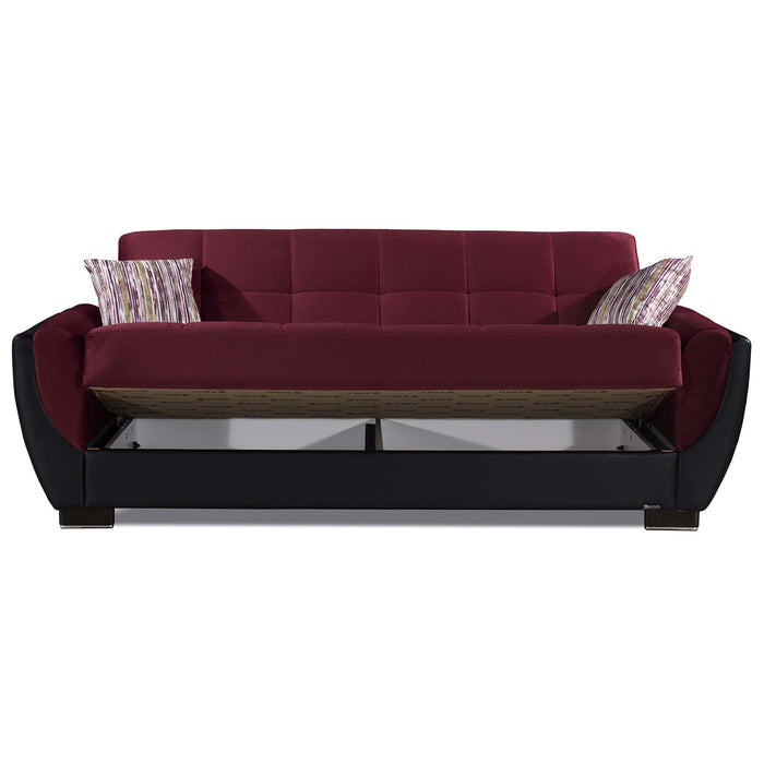 Ottomanson Armada Air Collection Upholstered Convertible Sofabed with Storage
