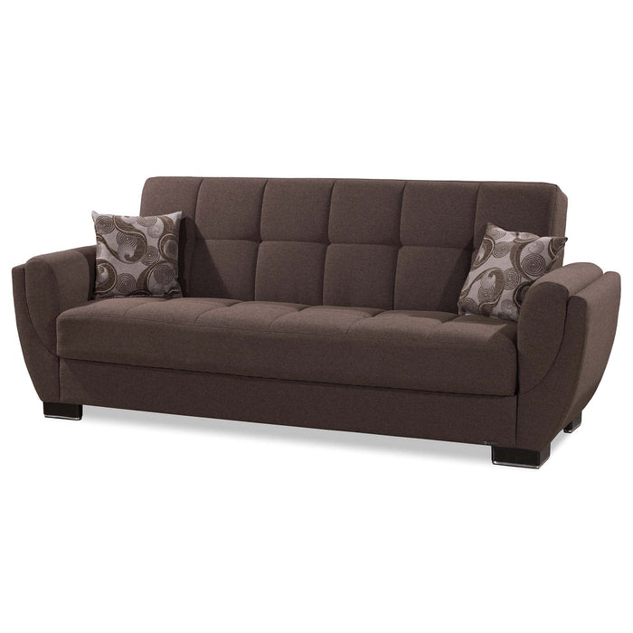 Ottomanson Armada Air Collection Upholstered Convertible Sofabed with Storage