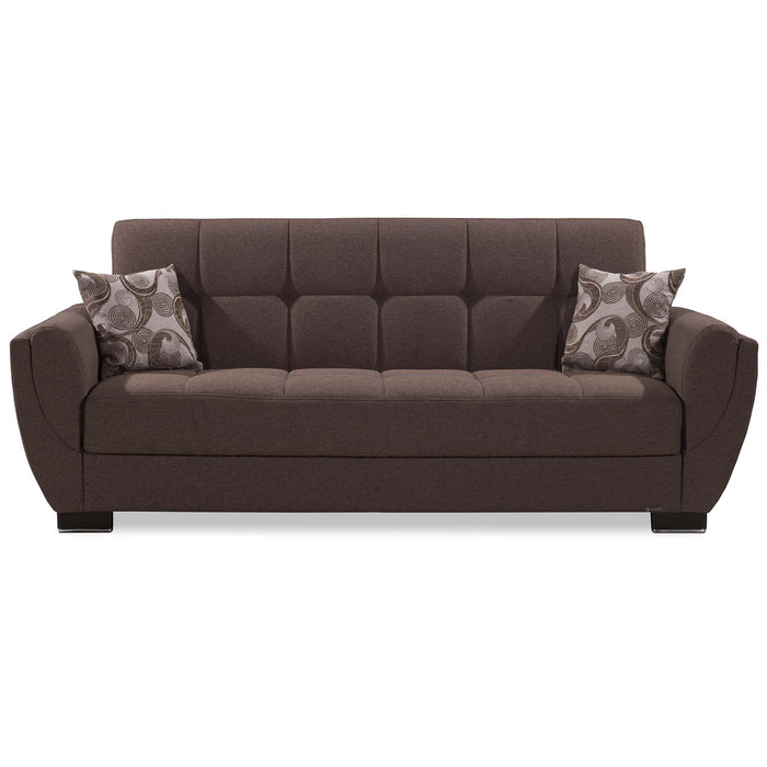 Ottomanson Armada Air Collection Upholstered Convertible Sofabed with Storage