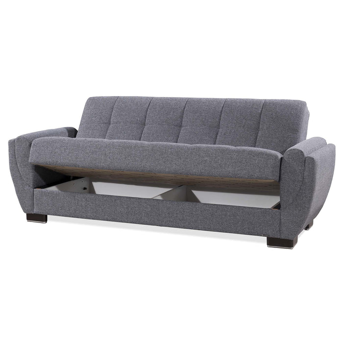 Ottomanson Armada Air Collection Upholstered Convertible Sofabed with Storage