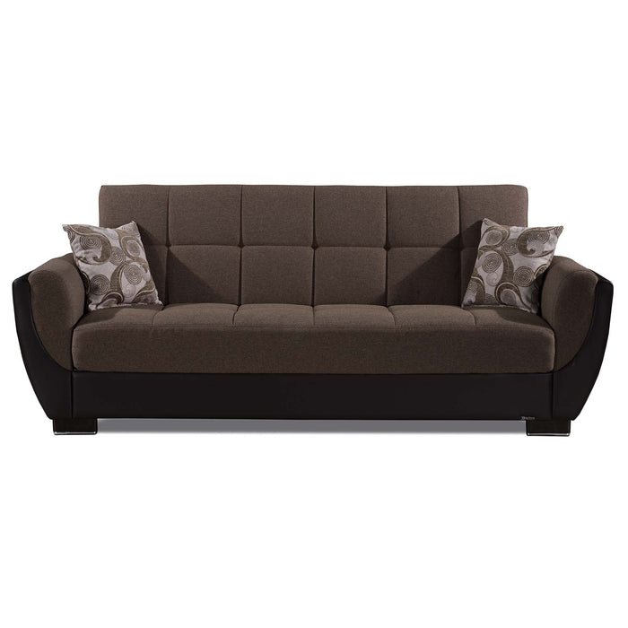 Ottomanson Armada Air Collection Upholstered Convertible Sofabed with Storage