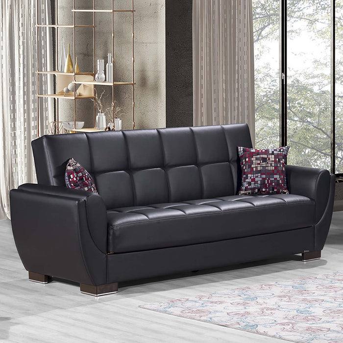 Ottomanson Armada Air Collection Upholstered Convertible Sofabed with Storage