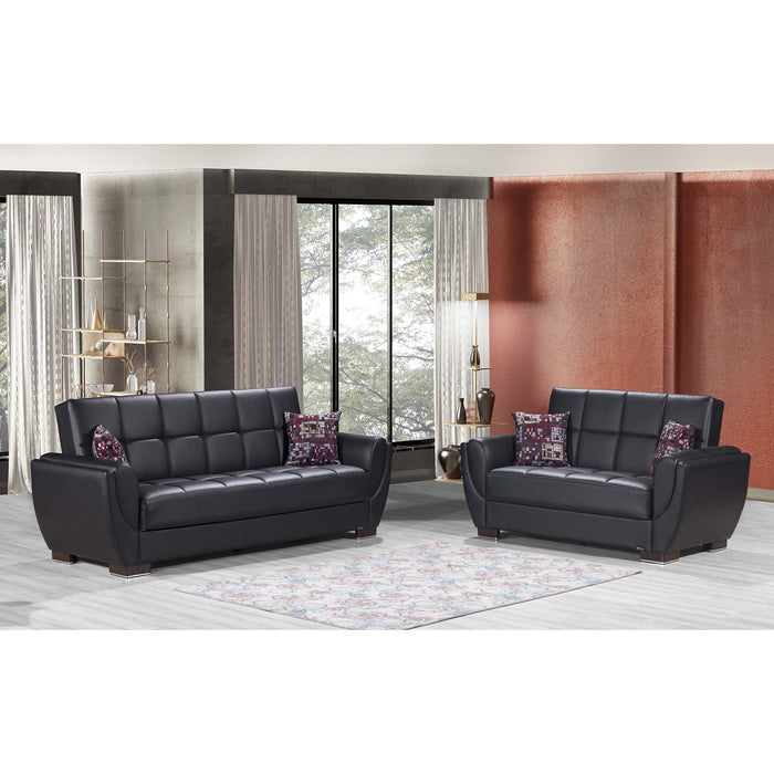 Ottomanson Armada Air Collection Upholstered Convertible Sofabed with Storage