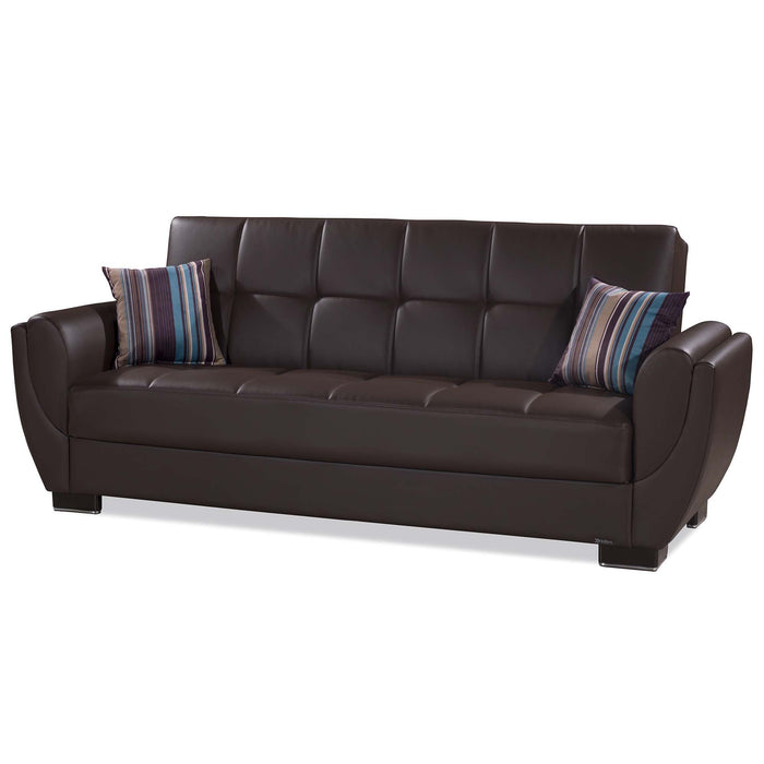 Ottomanson Armada Air Collection Upholstered Convertible Sofabed with Storage