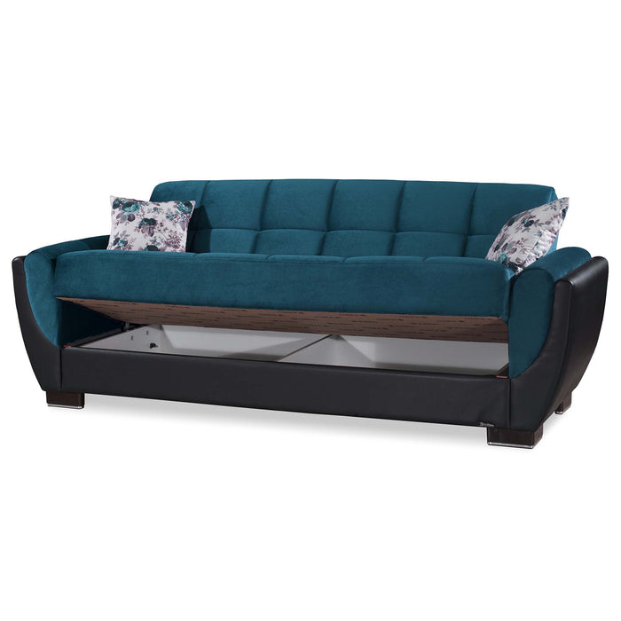 Ottomanson Armada Air Collection Upholstered Convertible Sofabed with Storage