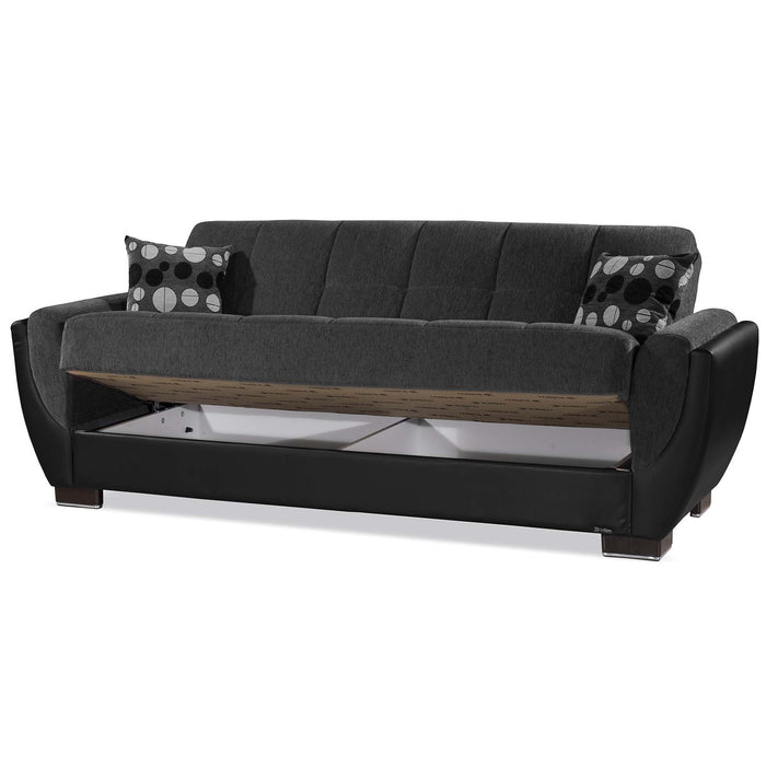 Ottomanson Armada Air Collection Upholstered Convertible Sofabed with Storage