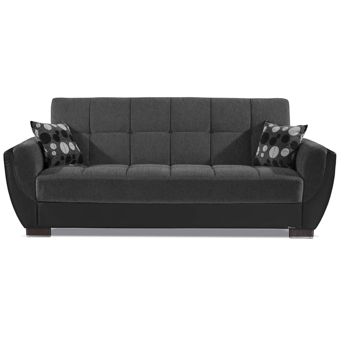 Ottomanson Armada Air Collection Upholstered Convertible Sofabed with Storage