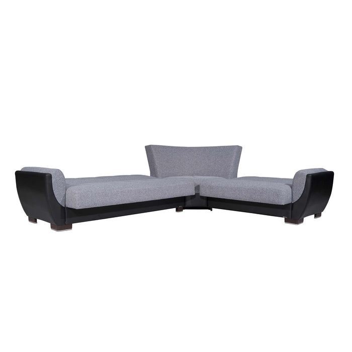 Ottomanson Armada Air Collection Upholstered Convertible Sectional with Storage,  AIR-SEC