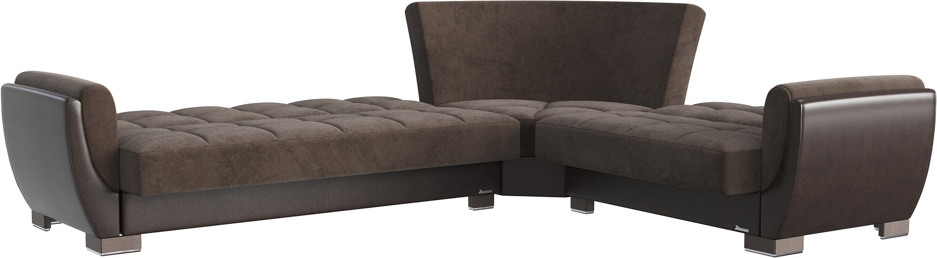 Ottomanson Armada Air Collection Upholstered Convertible Sectional with Storage,  AIR-SEC