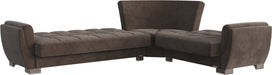 Ottomanson Armada Air Collection Upholstered Convertible Sectional with Storage,  AIR-SEC