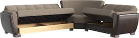 Ottomanson Armada Air Collection Upholstered Convertible Sectional with Storage,  AIR-SEC