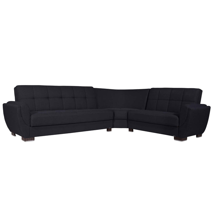 Ottomanson Armada Air Collection Upholstered Convertible Sectional with Storage,  AIR-SEC