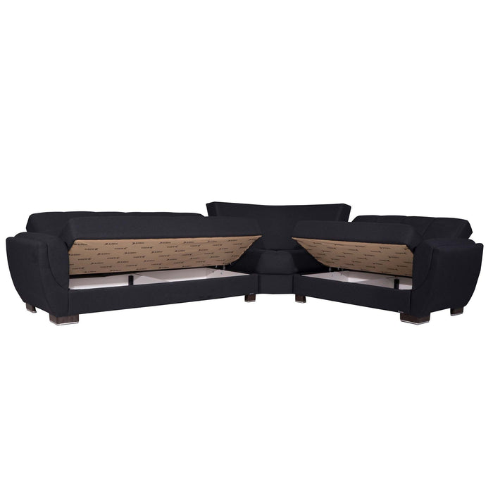 Ottomanson Armada Air Collection Upholstered Convertible Sectional with Storage,  AIR-SEC