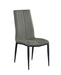 Contemporary Side Chair w/ Double Stitched Back - 4 per box ALEXANDRA-SC-GRY