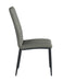 Contemporary Side Chair w/ Double Stitched Back - 4 per box ALEXANDRA-SC-GRY