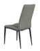 Contemporary Side Chair w/ Double Stitched Back - 4 per box ALEXANDRA-SC-GRY