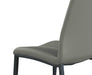 Contemporary Side Chair w/ Double Stitched Back - 4 per box ALEXANDRA-SC-GRY