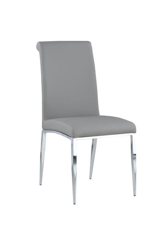 Contemporary Upholstered Cantilever Side Chair - 4 per box ALEXIS-SC-GRY