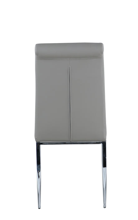 Contemporary Upholstered Cantilever Side Chair - 4 per box ALEXIS-SC-GRY