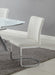 Channel Back Cantilever Side Chair - 4 per box ALINA-SC-WHT
