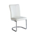 Channel Back Cantilever Side Chair - 4 per box ALINA-SC-WHT