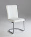 Channel Back Cantilever Side Chair - 4 per box ALINA-SC-WHT