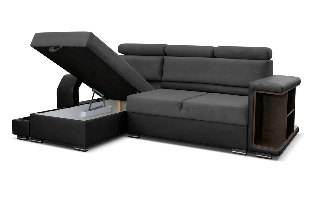 AMARO LEFT GRAY-By Skyler Furniture