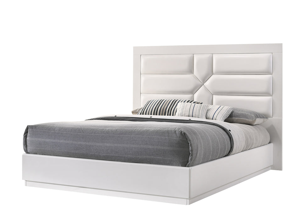 Contemporary Queen Size Bed AMSTERDAM-BED-QN