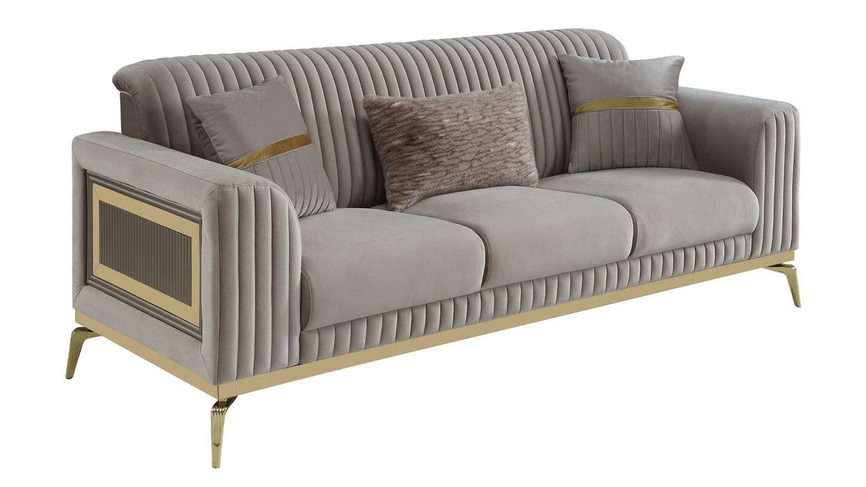Antigua Sofa – Antigua Sofa Taupe by Galaxy Home Furnishings