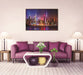 Oppidan Home Framed Big City Evening Skyline (40H x 60W)