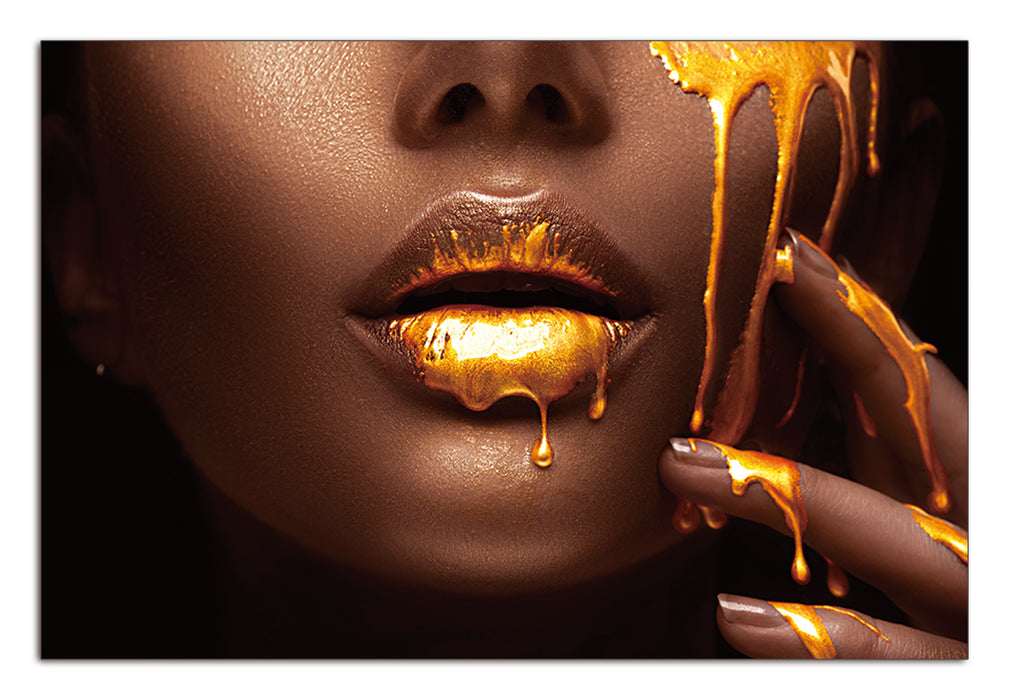 Oppidan Home Sensuous Woman and Liquid Gold (40H x 60W)