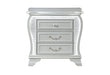 Aria Nightstand - Silver