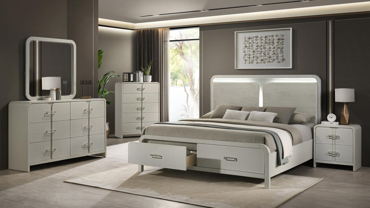 Aria Bedroom Set – Aria King 5 Pc Bedroom Set by Galaxy Home Furnishings
