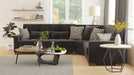 Ottomanson Armada Collection Upholstered Convertible Sectional with Storage ARM-SEC