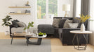 Ottomanson Armada Collection Upholstered Convertible Sectional with Storage ARM-SEC