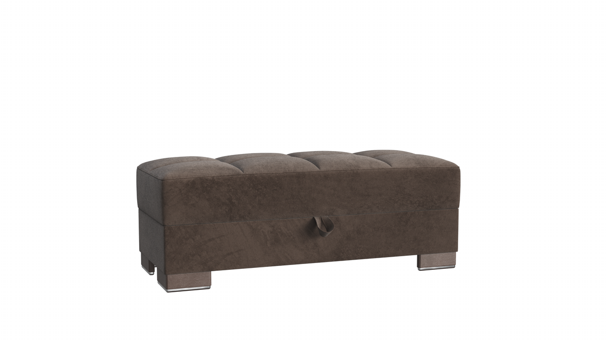 Ottomanson Armada Air Collection Upholstered Ottoman with Storage