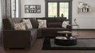 Ottomanson Armada Collection Upholstered Convertible Sectional with Storage ARM-SEC