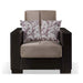 Ottomanson Armada Collection Upholstered Convertible Armchair with Storage