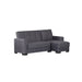 Ottomanson Armada Collection Upholstered Convertible Chaise Lounge with Storage