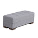 Ottomanson Armada Collection Upholstered Ottoman with Storage