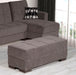 Ottomanson Armada Collection Upholstered Ottoman with Storage