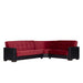 Ottomanson Armada Collection Upholstered Convertible Sectional with Storage ARM-SEC