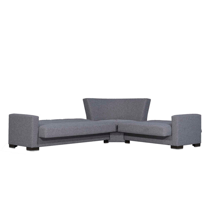 Ottomanson Armada Collection Upholstered Convertible Sectional with Storage ARM-SEC