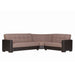 Ottomanson Armada Collection Upholstered Convertible Sectional with Storage ARM-SEC