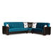 Ottomanson Armada Collection Upholstered Convertible Sectional with Storage ARM-SEC