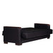 Ottomanson Armada X Collection Upholstered Convertible Wood Trimmed Sofabed with Storage