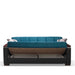 Ottomanson Armada X Collection Upholstered Convertible Wood Trimmed Sofabed with Storage